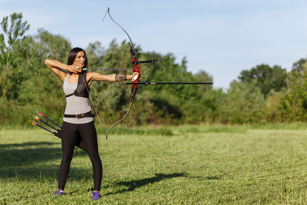 Femdom target practice