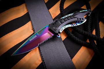 Anodizing Titanium knife