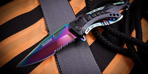 Anodizing Titanium knife